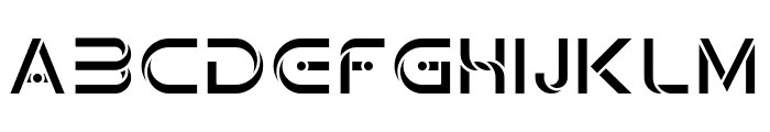 Techno Space Font UPPERCASE