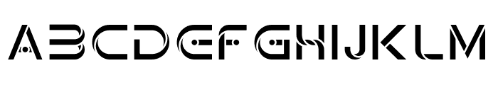 Techno Space Font LOWERCASE