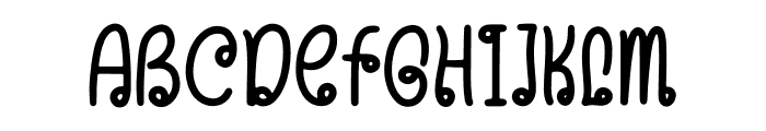 Thai Tea Font UPPERCASE