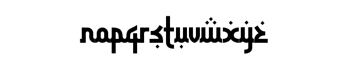 Tharwat Font LOWERCASE