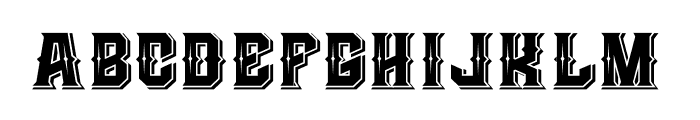 The Empire wars ornament shadow Font LOWERCASE