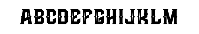 The Empire wars ornament Font LOWERCASE