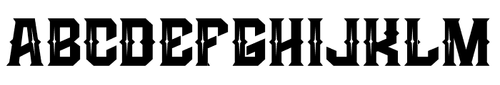 The Empire wars Font UPPERCASE