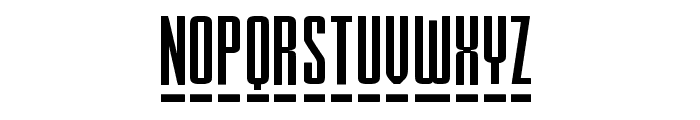 The Hustle Font UPPERCASE