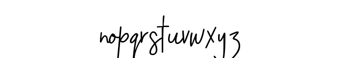 The Rockstar Font LOWERCASE