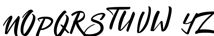 The Sinatra Font UPPERCASE