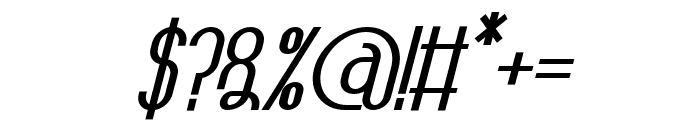 TheAthletica-ExtraBlackItalic Font OTHER CHARS
