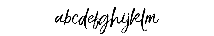 TheBraggestAlt-Regular Font LOWERCASE