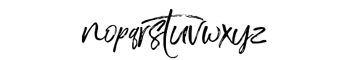 TheBraggestAlt-Regular Font LOWERCASE