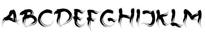 TheGhost Font UPPERCASE