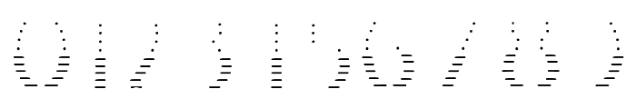TheSalvador-Dotted-Line Font OTHER CHARS