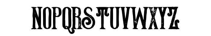 Thunderboldgrunge Font LOWERCASE