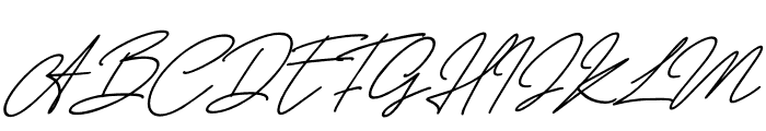 Tiffanyed Font UPPERCASE