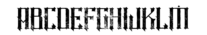 Timor Grunge Font LOWERCASE