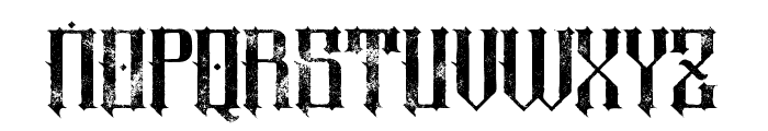 Timor Grunge Font LOWERCASE