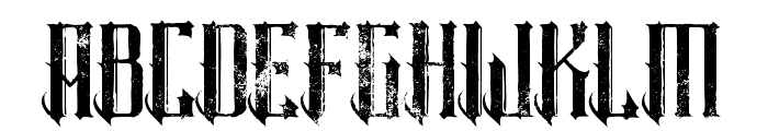 TimorGrunge Font UPPERCASE