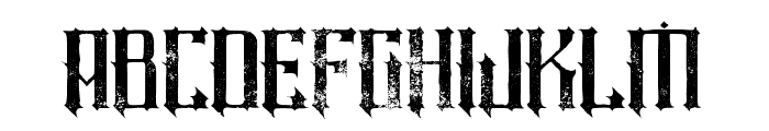 TimorGrunge Font LOWERCASE