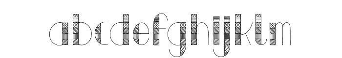 Toraja Font LOWERCASE