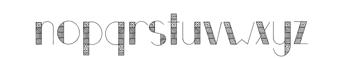 Toraja Font LOWERCASE