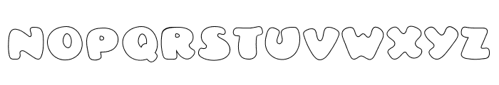 Toyster Outlines Font LOWERCASE