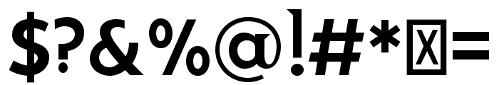 Transyl Regular Font OTHER CHARS