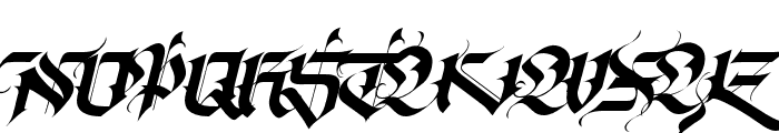 Tribal Font UPPERCASE