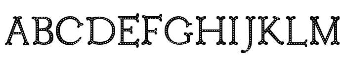 Troupe Dots Font UPPERCASE