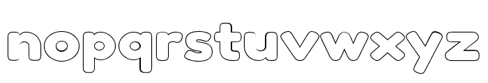 Twig Outline Font LOWERCASE