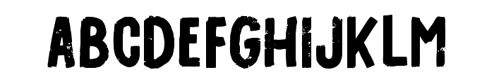 Typenations Grunge Regular Font UPPERCASE
