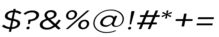 Uniclo Original Italic Font OTHER CHARS