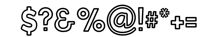 VOLACROME Font OTHER CHARS