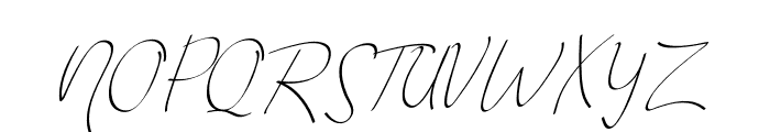 Vanilla Light Font UPPERCASE