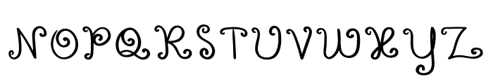 Varshuma Font UPPERCASE