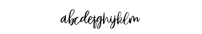 Vayentha Script Font LOWERCASE