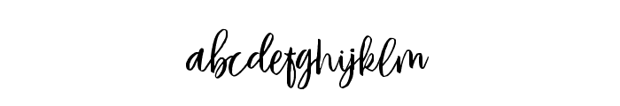 VayenthaScript Font LOWERCASE