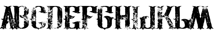 Venomous Grunge Font LOWERCASE