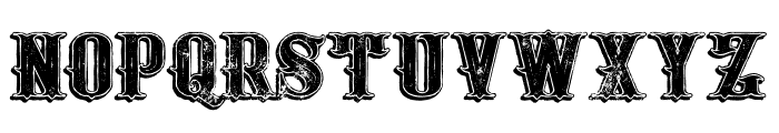 Venomous Shadow Grunge Font LOWERCASE