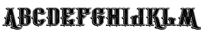 Venomous Shadow Font UPPERCASE