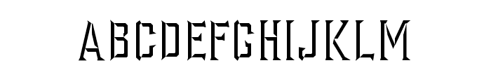 VhienaBevel Font UPPERCASE