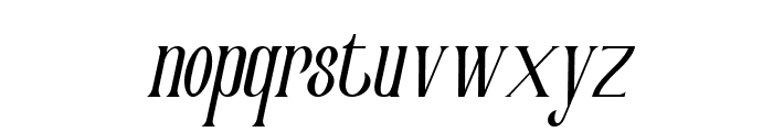 Victorian Parlor Italic Font LOWERCASE