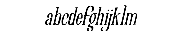 Victorian Parlor Vintage Italic Font LOWERCASE