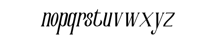 VictorianParlorItalic Font LOWERCASE