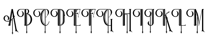 VictorianParlorKing Font UPPERCASE