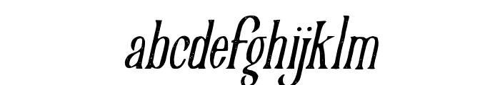 VictorianParlorVintageItalic Font LOWERCASE