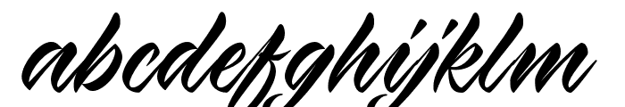 Virmana Script Font LOWERCASE