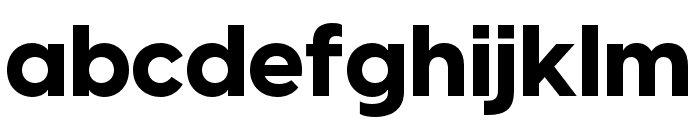 Visby CF Extra Bold Font LOWERCASE