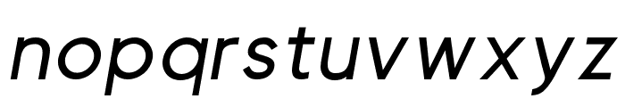 Visia Pro Bold Italic Font LOWERCASE