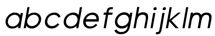 Visia Pro SemiBold Italic Font LOWERCASE