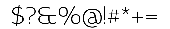 Vulgat-Light Font OTHER CHARS
