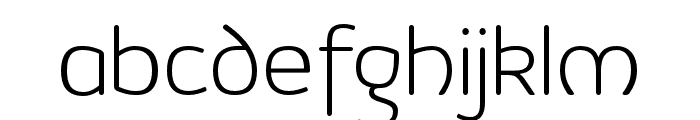 Vulgat-Light Font LOWERCASE